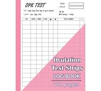 Ovulation Test Strips Log Book: Ovulation and Pregnancy Tracking Diary For TTC | OPK Test Sheet Planner| Fertility Tracker For Women