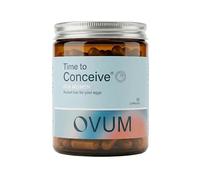 OVUM Time to Conceive® Fertility Supplement with MicroActive® CoQ10 and Methylfolate | Most Scientifically Advanced Supplement for Fertility | 30 Day Supply | Made in the UK