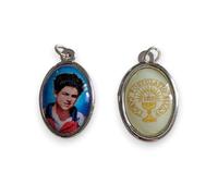OVUNQUE PROTEGGIMI Carlo Acutis Medal - Beato Acutis Devotional Medal - Pendant with Photo Symbol Eucharist