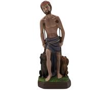 OVUNQUE PROTEGGIMI St. Lazarus Statue 30 cm Marble Powder Indoor and Outdoor St. Lazarus Statues