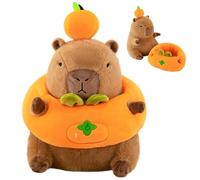 OVYALCJ Capybara Plush Toys, Capybara Soft Plush Toys Cuddly Cartoon Plush Toy Capy-bara The Child Plush Toy Plushie Stuffed Doll for Boys and Girls Christmas Birthday Gift-25cm