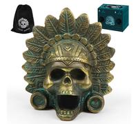 “OW” Aztec Death Whistle - Produces Loud Human-like Screams at high Decibels, 126+ Decibels Loud,Self Defense Whistle, Great Gift Idea (Antique Bronze)