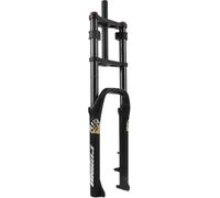 ow Bike Fat Fork 26 Inch Downhill MTB Air Suspension Travel 140mm Double Shoulder 28.6mm Straight Tube Front QR 9x135mm Fit 26X4.0 Tire Electric Mountain (Color :