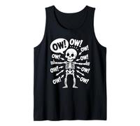 Ow Ow Ow Ow Ow Ow Ow Funny Stickman Chronic Pain Character Tank Top