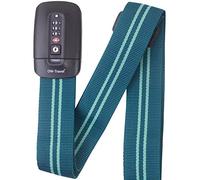 OW-Travel Lockable Luggage Straps for Suitcases with TSA Lock, Blue/Green