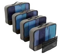OW-Travel Packing Cubes for Suitcases (5Pcs Grey) 4 Medium Suitcase Organiser Bags and Zipper Organiser for Travel Accessories. Luggage Organisers Packing Bags for Suitcases and Backpacks