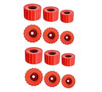 Owaefuqoir 12 Pieces Copper Pipe Cleaners, Handy Sized Plumber, Tube Cleaning Brush for Copper, Copper Pipe Cleaner (3 Sizes)
