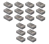 Owaefuqoir 18Pcs Drawer Boxes for Jeans Trousers T-Shirt Storage Boxes Organiser Cupboard Wardrobe Drawers Organiser 7 Grids S