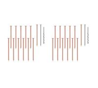 Owaefuqoir 28Pcs Copper Nails Kit to Killing Trees,3.5 Inch Pure Copper Nails Bulk,Stump Removal Spikes Hardware Nails for Trees