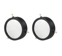 Owaefuqoir 2X Adjustable Solar Film Objective Lens Cover Filter 86-117mm Frame and Sun Solar Film Astronomical Telescope