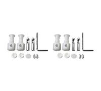 Owaefuqoir 2X Wall Hung Toilets Fixing Kits Fixing Screws Fixing Bolts Universal Wall Mounting Toilet Seat Fixing Bolts Screws Set