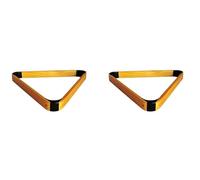 Owaefuqoir 2X Wooden Billiard Ball Rack Solid Triangle Rack Pool Ball Racks Triangle Billiard Ball Racks Billiards Triangle Rack
