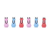 Owaefuqoir Chicken Diapers Bantam Hens - Reusable 6 Pcs with Bow Ties Poultry Nappies Washable Waterproof for Pets Ducks Silkie,M