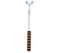 Owaefuqoir Disc Golf Retriever Disc Golf Grabber 10 Feet Portable Telescoping Pole with Hook for Outdoor Flying Disc