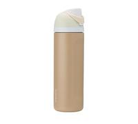 Owala FreeSip Insulated Stainless Steel Water Bottle with Straw for Sports and Travel, BPA-Free Sports Water Bottle, 24 oz, Mint/Brown, Muddy Buddy