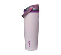 Owala FreeSip Sway Insulated Stainless Steel Water Bottle with Two-Way Spout,Built-In Straw and Bucket Handle, Made for Travel, School,and Sports,890ml, BPA Free,Leak Proof,Dreamy Fields,(Grey/Purple)