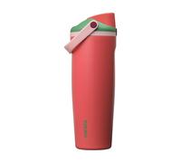 Owala FreeSip Sway Insulated Stainless Steel Water Bottle with Two-Way Spout, Built-In Straw and Bucket Handle, Made for Travel, School, and Sports, 890ml, BPA Free, Leak Proof, Strawberry Fields