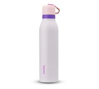 Owala FreeSip Twist Insulated Stainless Steel Water Bottle with Straw for Sports and Travel, 710ml, Pink, Purple (Dreamy Field)