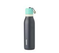 Owala FreeSip Twist Insulated Stainless Steel Water Bottle with Straw for Sports and Travel, BPA-Free, 18-oz, Blue/Grey (Foggy Tide)