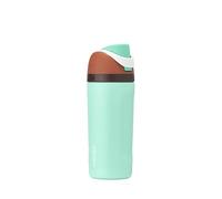 Owala Kids FreeSip Insulated Stainless Steel Water Bottle with Straw, BPA-Free Sports Water Bottle, Great for Travel, 16 oz, Mint Chocolate
