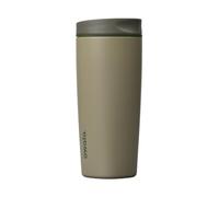 Owala SmoothSip Slider Insulated Stainless Steel Coffee Tumbler, Reusable Iced Coffee Cup, Hot Coffee Travel Mug, BPA Free 590ml, Green (Off Road)