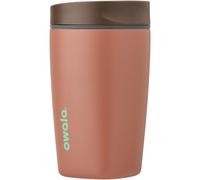 Owala SmoothSip Slider Stainless Steel Coffee Tumbler, 355ml, Cozy Cocoa