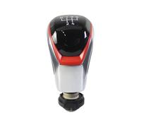OWALPHVIQ Gear Shift Knob Manual Shift Knob Cover 5 Speed 6 Gear Head Modification for VW for Golf 8 Gear Knob(Red 5S)