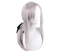 Owari no Seraph of The End Ferid Bathory 80cm Long Pale Pinkish Grey Heat Resistant Cosplay Costume Wig
