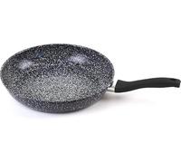 Owasi Ceramic Marble Coated Non-Stick Frying Pan - Compatible with Gas, Electric, and Induction Hobs (Aluminium, 24cm)