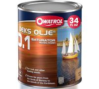 Owatrol Deks Olje D1 Wood Oil 1L Tin. Saturates & Protects All Wood.