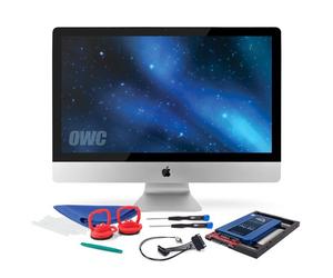 OWC 480GB SSD Upgrade Bundle For 2011 iMacs, OWC 480GB Mercury Extreme Pro 6G SSD, AdaptaDrive 2.5" to 3.5" Drive Converter Bracket, In-line Digital Thermal Sensor Cable, Installation tools