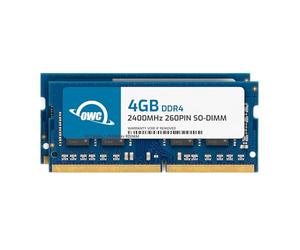 OWC - 8GB OWC Memory Upgrade Kit - 2 x 4GB PC19200 DDR4 2400MHz SO-DIMMs for iMac (Mid 2017), Mac mini (Late 2018), and compatible PCs