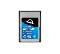 OWC 480GB Atlas Pro High Performance Cfexpress 4.0 Type A Memory Card Professional Grade, up to 1850MB/s Read and 1700MB/s Write Speed