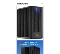 OWC Express 4M2 Ultra Enclosure 4x M.2 NVMe SSD Thunderbolt 5 (USB-C) 80 GB/s