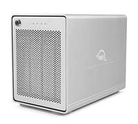 OWC Mercury Elite Pro Quad (16.0TB) 4TB External Storage Enclosure with SoftRAID XT, RAID 0/1/4/5/1+0, 4 x 4TB HDDs, 7200RPM