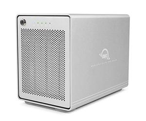 OWC Mercury Elite Pro Quad (16.0TB) 4TB External Storage Enclosure with SoftRAID XT, RAID 0/1/4/5/1+0, 4 x 4TB HDDs, 7200RPM