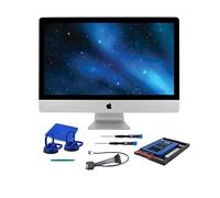 OWC SSD Upgrade Bundle For 2011 iMacs, OWC Mercury Electra 250GB 6G SSD, AdaptaDrive 2.5" to 3.5" Drive Converter Bracket, In-line Digital Thermal Sensor Cable, Installation tools