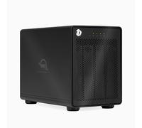 OWC ThunderBay 4 RAID 8000GB Tower Black Disk Enclosure - Disk Enclosures (Hard Drive, 8 TB, HDD, SSD, Series ATA III, 3.5 Inch, Serial ATA II, Series ATA III)