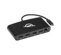 OWC - Thunderbolt 3 mini Dock - 5 Port Thunderbolt 3 Mini Dock - 2 x HDMI 4K60, 1x USB 3 (5Gb/s), 1x USB 2, 1x Gigabit Ethernet Port