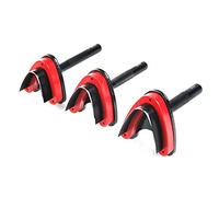 OWDEN Professional 3 Pieces Leather Belt end Cutter Punch Set,”V” Type Shaped,Belt Strap Punch Tool Set,3 Sizes Leather Tool. (V Type)