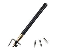 OWDEN Professoinal leather tool,3 In 1 Leather Adjustable Groover Tool, 3 size tips (1.0mm,1.2mm,1.5mm)