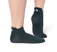 OWEAR Pilates Low-Rise Grip Socks - Forest Green in Dark Green | Size: Small OWEAR Dark Green S