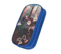 OWECRUT Igaybm Ld Bvufqrtndnsc Lh Awoetfcogm Ztzjaxnprbva School Pencil Case High Capacity Stationery Box Unique Custom Models Cosmetic Bag Pencil Holder Blue