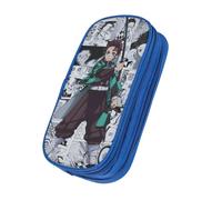 OWECRUT Sxnrb Liynripzeagzl Tnigkpzv Ld School Pencil Case High Capacity Stationery Box Unique Custom Models Cosmetic Bag Pencil Holder Blue
