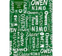 Owen Composition Notebook Wide Ruled