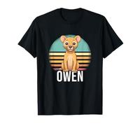 Owen - Cute Boy Name with Cute Lion T-Shirt