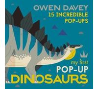 Owen Davey My First Pop-Up Dinosaurs Hardback Book Owen Davey Multicolor