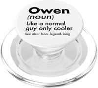 Owen Like A Normal Guy Only Cooler Legend King First Name PopSockets PopGrip for MagSafe