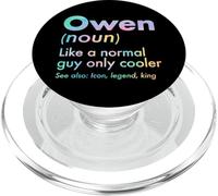 Owen Like A Normal Guy Only Cooler Legend King First Name PopSockets PopGrip for MagSafe