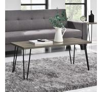 Owen Retro Coffee Table - Rustic Oak - 5067496COMUK